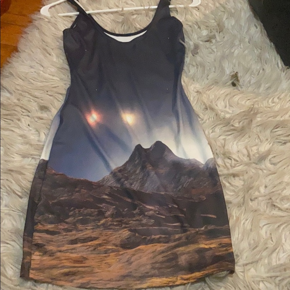 Black milk galaxy dress